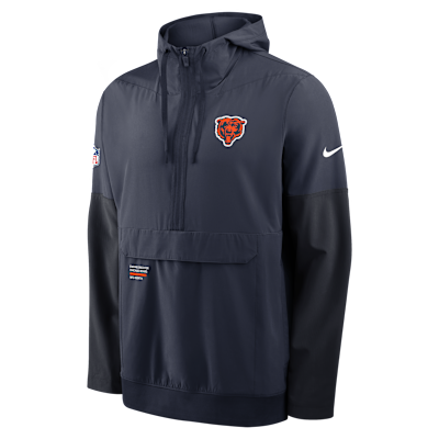 Chicago Bears Well Rounded Anorak Men's Nike NFL 1/2-Zip Hooded